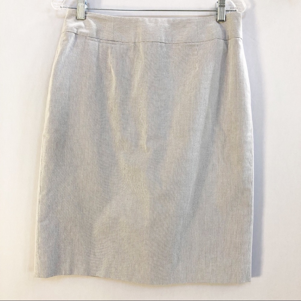 Calvin Klein pinstripe pencil skirt 731